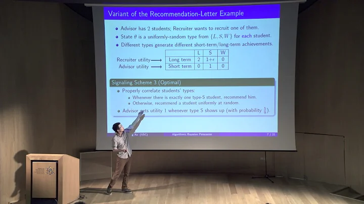 Haifeng Xu: Algorithmic Bayesian Persuasion
