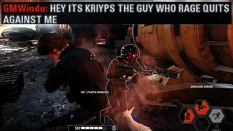 TOXIC TRASH TALKING IDEN RAGE QUITS | HvV #1367 | Star Wars Battlefront 2