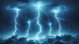 Best Heavy Rain And Thunderstorms Sound, 99% Sleep Instantly On Stormy Night In 3 Minutes