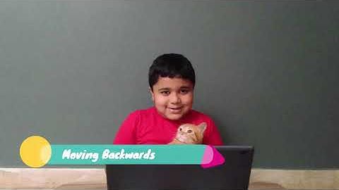 2 Minute Scratch Jr Recipe: Moving a sprite backward
