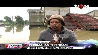 Banjir Setinggi Empat Meter Rendam Perumahan di Tangerang Akibatnya Ribuan Warga Mengungsi