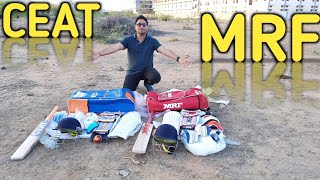 MRF cricket kit vs ceat cricket kit | hf mrf cricket kit | HF Ceat cricket kit |cricket kit bat ball