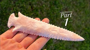 Flint-Knapping: Coastal Plains, Bolen Bevel Point