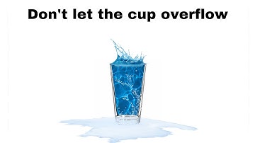 Don’t let the cup overflow | roblox