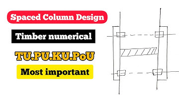 design spaced deodar column | steel & timber numerical | 2017 PU | TU.PU.KU.PoU