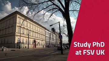 PhD studies at the Faculty of Social Sciences, Charles University