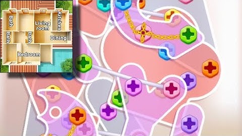 Screw Home ASMR Clean Level 106-112 Walkthrough Gameplay Android,iOS