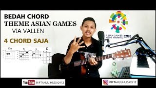 BEDAH CHORD MERAIH BINTANG VIA VALLEN THEME SONG ASIAN GAMES 2018 screenshot 3