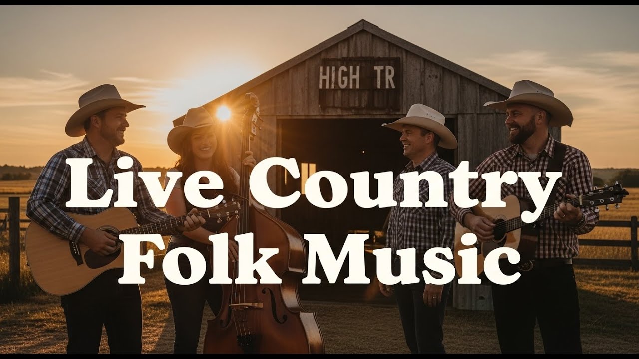 Chill Live Folk Country Music for Background Work, Reading, and Coffee Time
