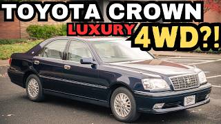 15k MILE Luxury Toyota from Japan is 4WD 2000 Toyota Crown Royal Saloon POV Drive Ottoex