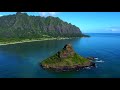 Took a Break from Reactions &amp; Boosted the Drone Added Some Original Slack Key Guitar - Kualoa Ranch