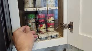 Creative Spice Rack Option for Small Kitchens