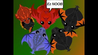 Ruining a TOXIC King Dragon 3 times in a day in Mope.io | Mope.io Toxic KD Takedown