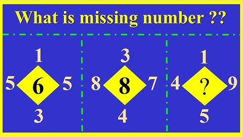 Only a genius can find the missing number | IQ test with answer