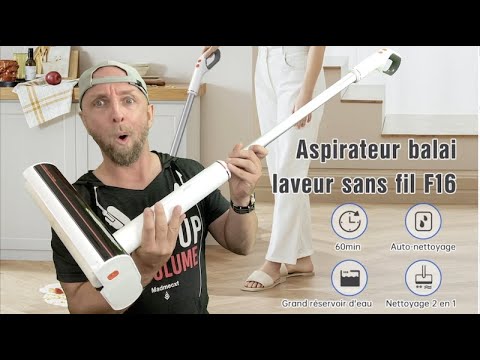 Aspirateur Balai Laveur sans Fil GEDTECH G6 Wash - Auto Nettoyage