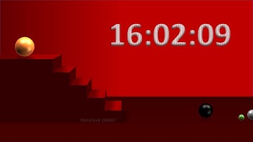 MatsClock 240067 - Free Digital Clock for PowerPoint Presentation Slides