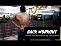 Fitness and bodybuilding motivation  back and arm workout  aesthetic karthik