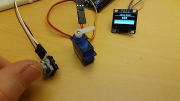 arduino servo position oled display