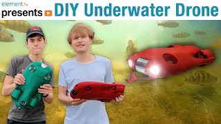 Build Your Own Underwater Drone with 3D Printed Parts!