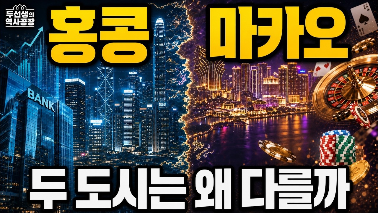 홍콩과 마카오 둘 다 식민지였는데 왜 다르게 발전했을까?｜홍콩과 마카오의 정치와 경제 아는 척하기 [홍콩 vs 마카오 2부]