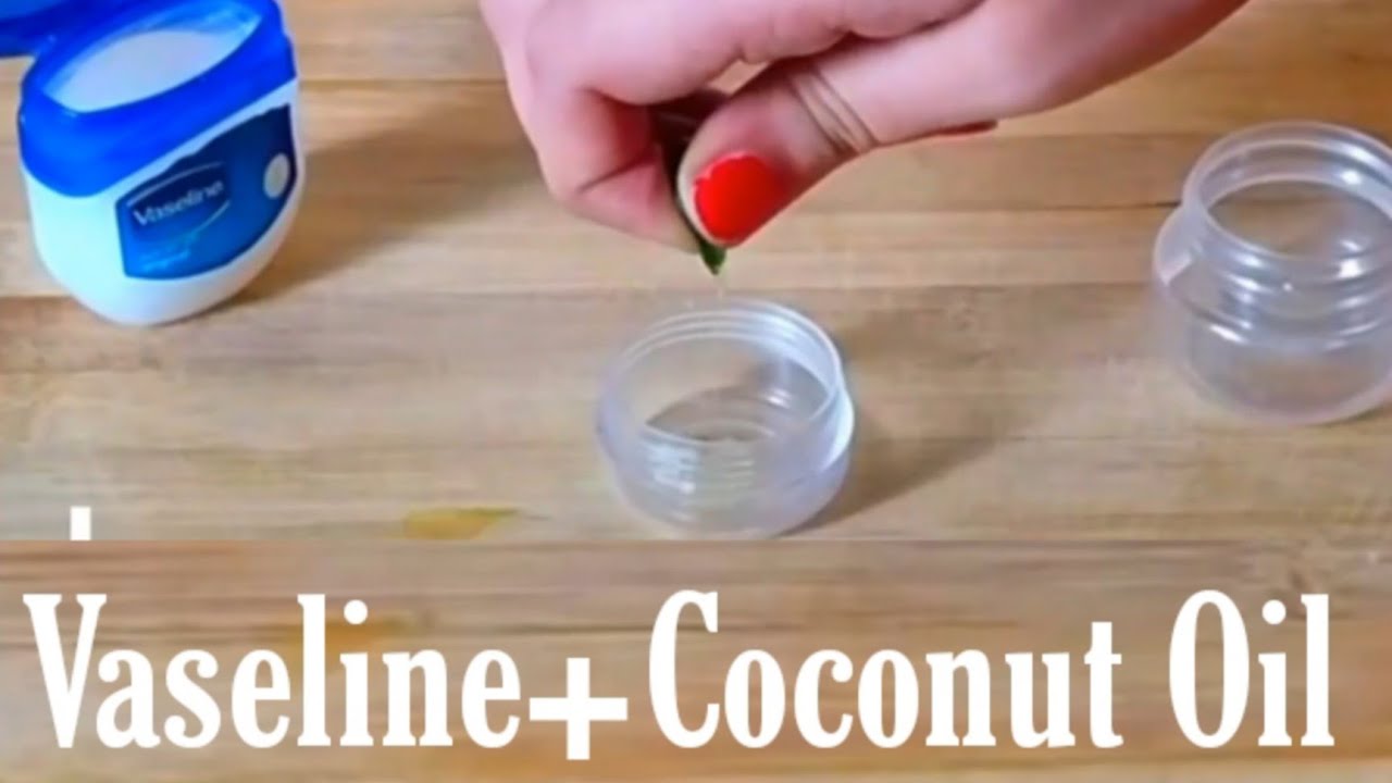 Apply Vaseline and Coconut Oil on Face to remove Dark spots, Vaseline