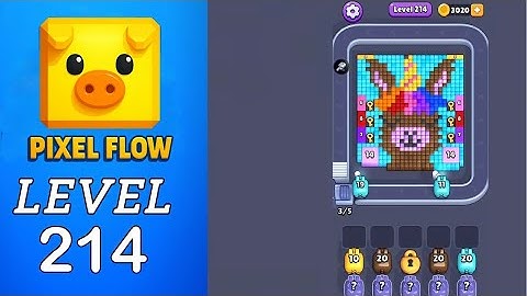 Pixel Flow Level 214 Walkthrough
