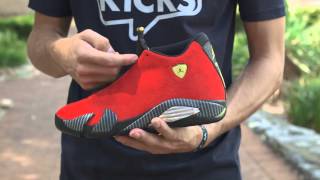 Before the much-anticipated air jordan 14 "ferrari" zooms into stores
this weekend, we offer up a video preview of premium pair in full
detail. as la...