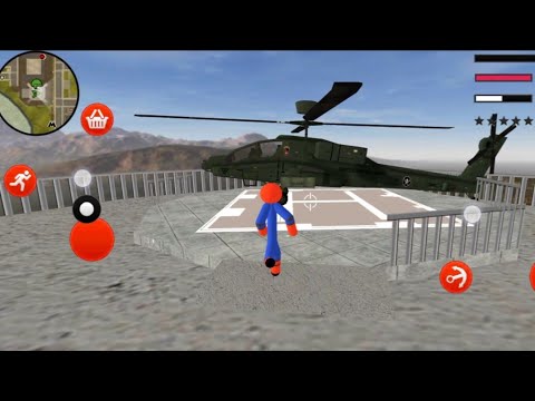 Stickman spiderman  sultan naek helikopter bosen naik  mobil  