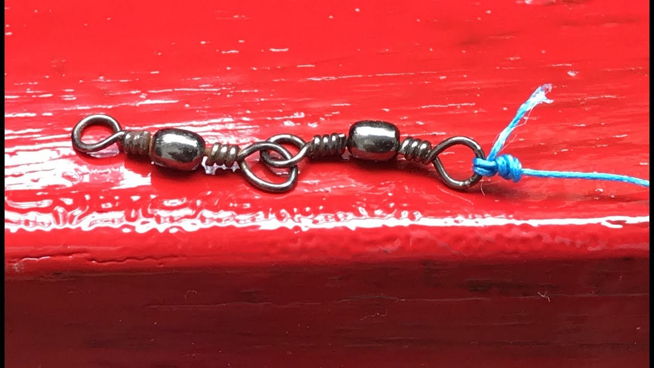 tie a swivel to fishing line