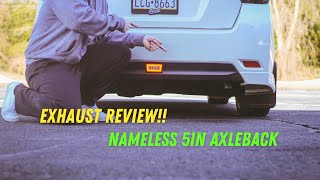 SUBARU IMPREZA FB20 EXHAUST REVIEW| NAMELESS 5in Axle-back Exhaust!