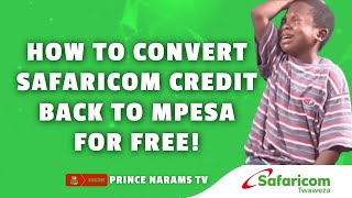 How To Convert Safaricom Credit Back to Mpesa screenshot 3