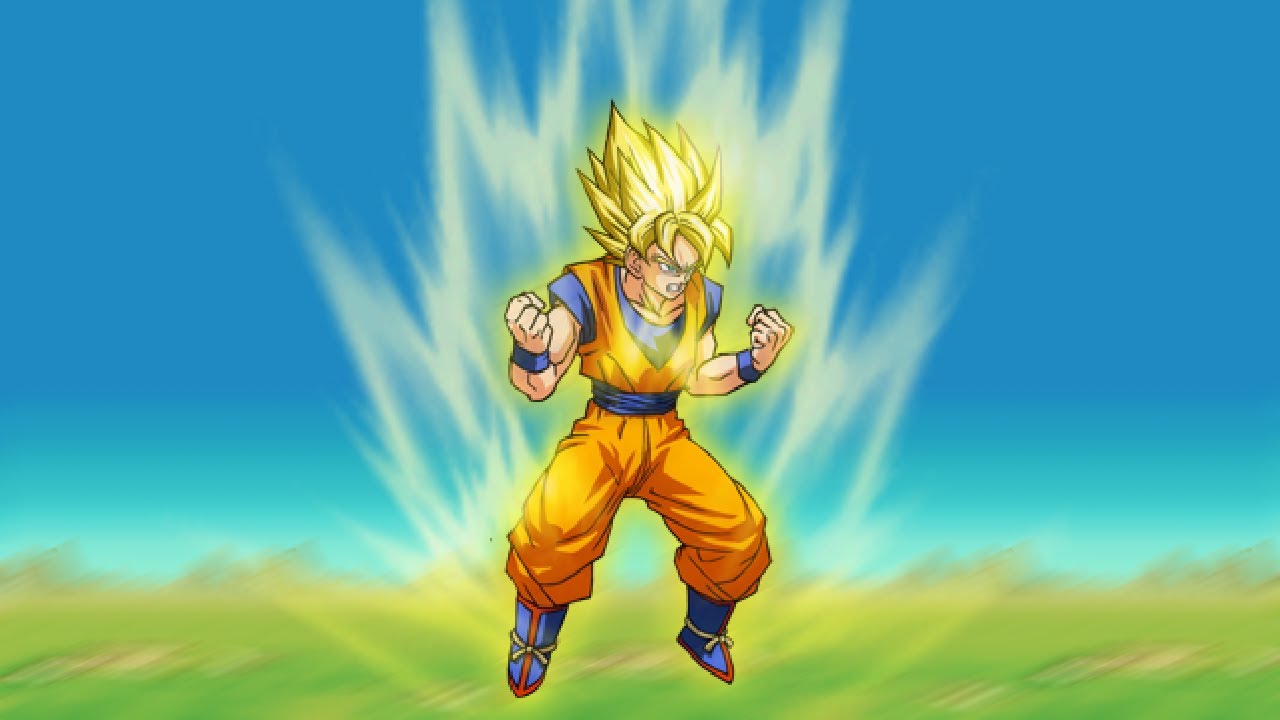 Dragon Ball Z Sprites Goku Aura Test Youtube