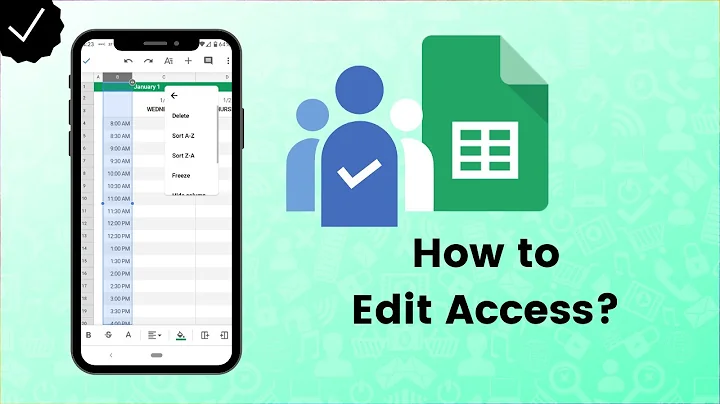 How to Manage Access in Google Sheets? - Google Sheets Tips
