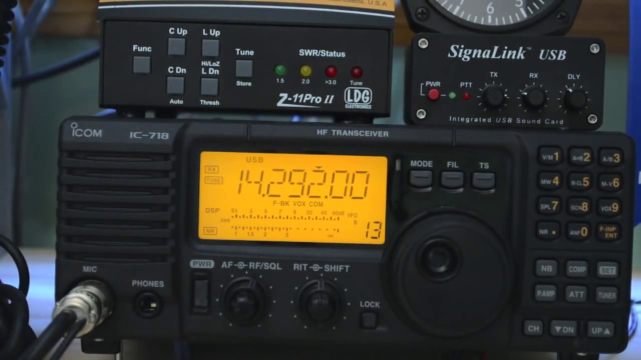 Review Of Icom Ic 718 Youtube