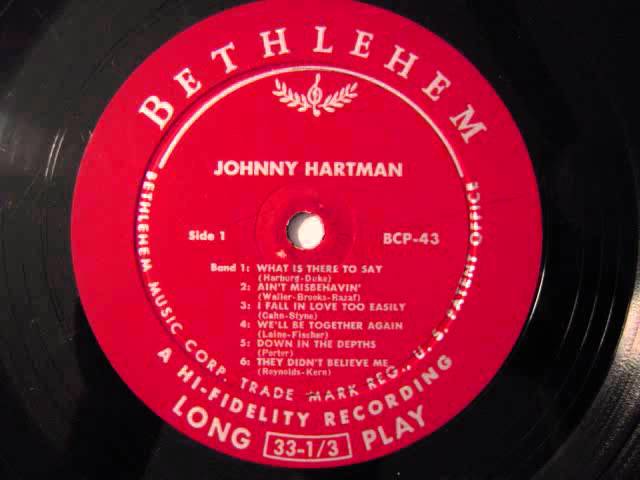 JOHNNY HARTMAN - Down In The Depths