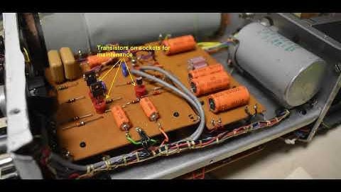 DIY CRT Oscilloscope project from the 1980s