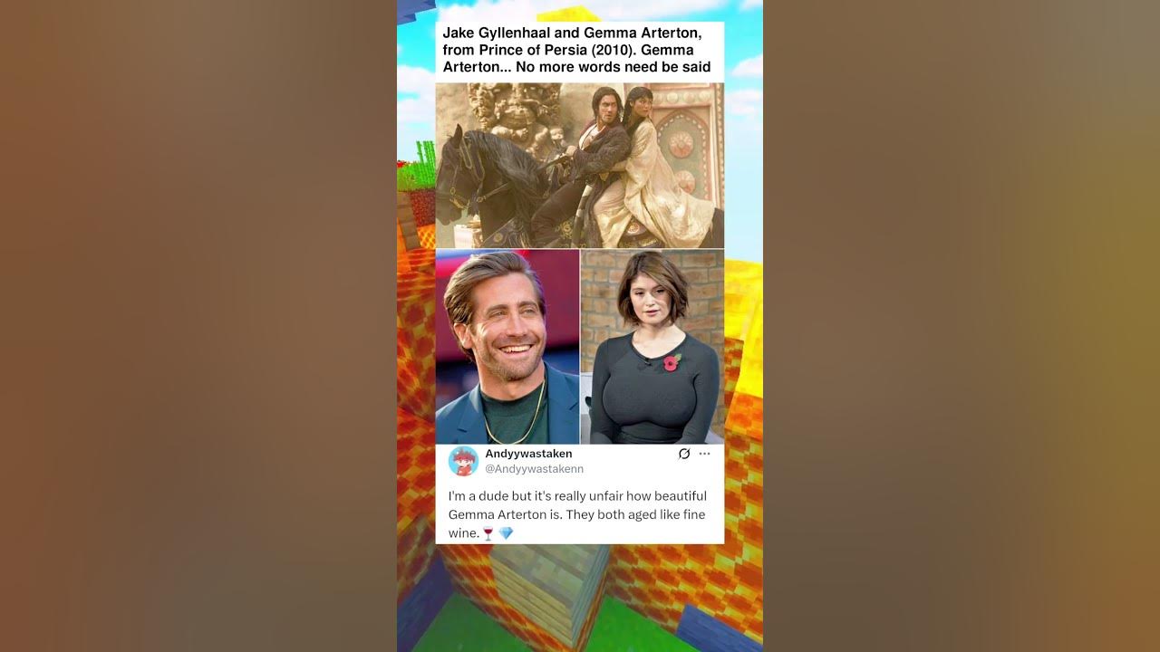 Jake Gyllenhaal and Gemma Arterton, from Prince of Persia (2010). Gemma Arterton…. No more words