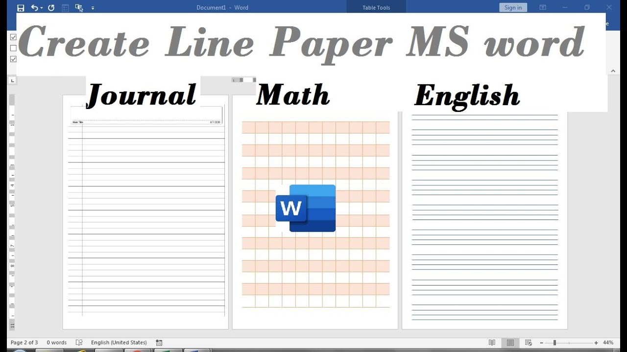 How To Print Lined Paper In Word Printable Form Templates And Letter