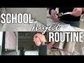 Healthy + Productive School Night Routine 2018 | Senior in High School