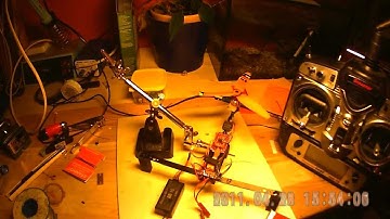 Multiwii Micro T-Style Tricopter I Yaw Servo Test