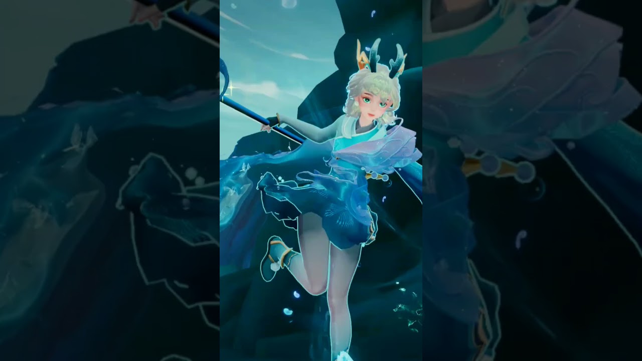 Honor Of King Yaria Water 🌊 Skin #shorts #honorofkings #mobilegaming #deathpunchgaming