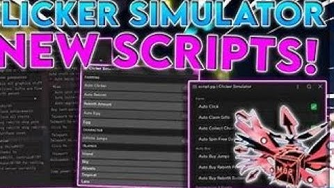 CLICKER SIMULATOR SCRIPT (PASTEBIN) SHOWCASE + LINK - Roblox
