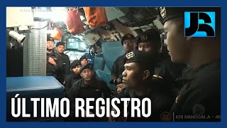 Vídeo mostra tripulação cantando a bordo de submarino que naufragou