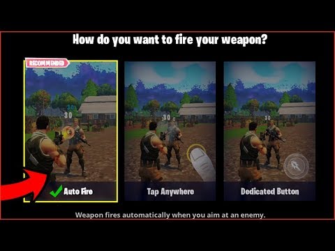 Mobile Fortnite - AUTO FIRE UPDATE - Where is Android???