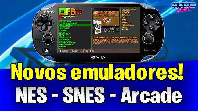 Console Sony Ps Vita Desbloqueado + Emuladores + 2.800 Jogos - Loja de Games