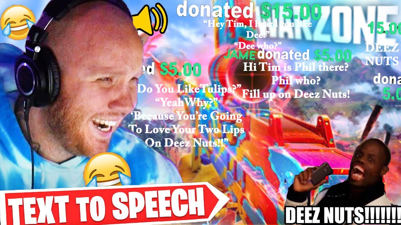 Timthetatman Funniest Deez Nuts Moments With His Chat😂😅hilarious