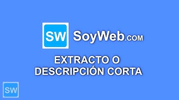 Extracto o Descripción Corta de Wordpress