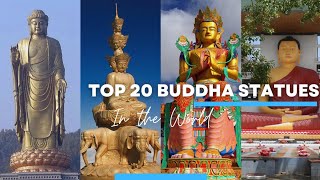 Top 20 Tallest Buddha statues in the World #statue #buddha