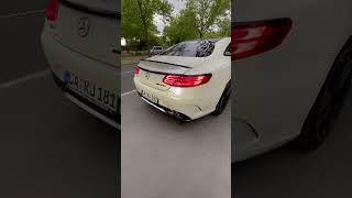 Mercedes S63 AMG Coupé - soundcheck - brutal exhaust sound #cars #germany #viral #amg  #mercedes