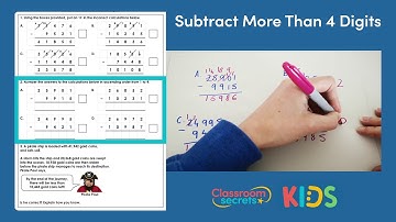Year 5 Subtract More Than 4 Digits Answer Video
